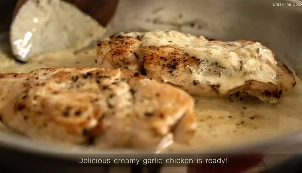 creamy garlic chicken breast