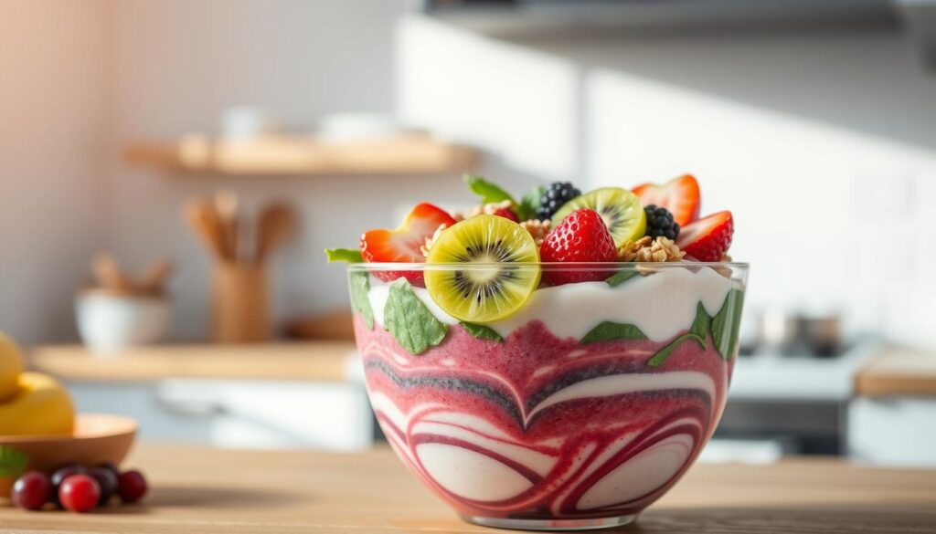 healthy smoothie bowl